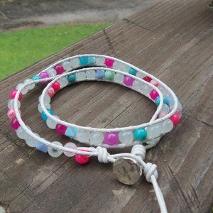 Handmade Anklet - double wrap